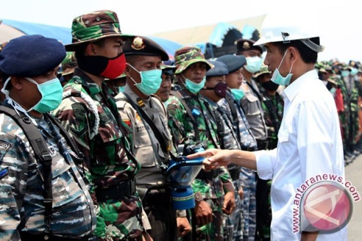 Presiden Tinjau Kebakaran Lahan