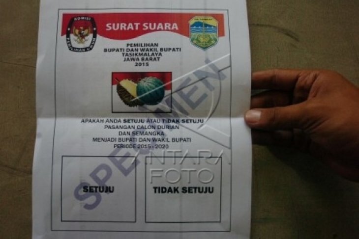 Surat Suara Calon Tunggal