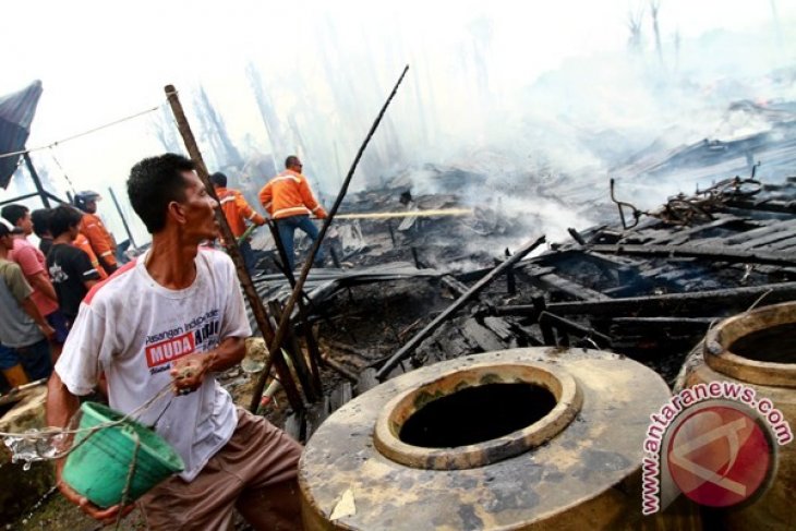 Rumah Kontrakan Terbakar