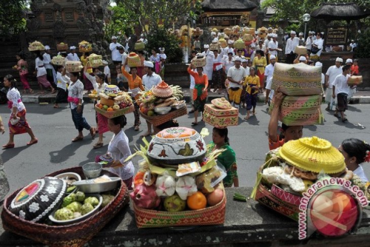 Suasana Perayaan Galungan