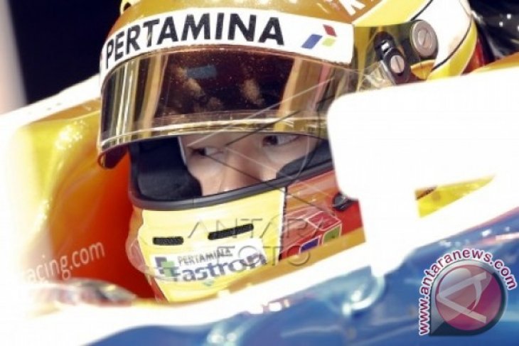 Rio Haryanto Saat Tes F1 Catalunya