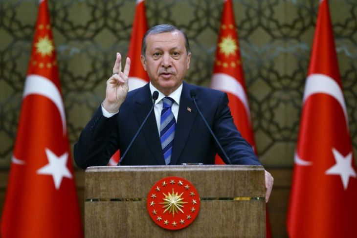 Erdogan texts Turkish people: stand up for democracy