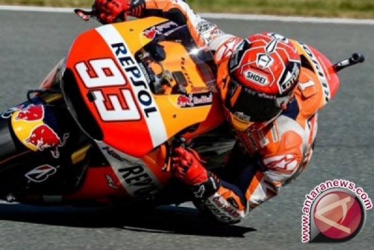Kualifikasi MotoGP, Marquez di depan Lorenzo dan Rossi