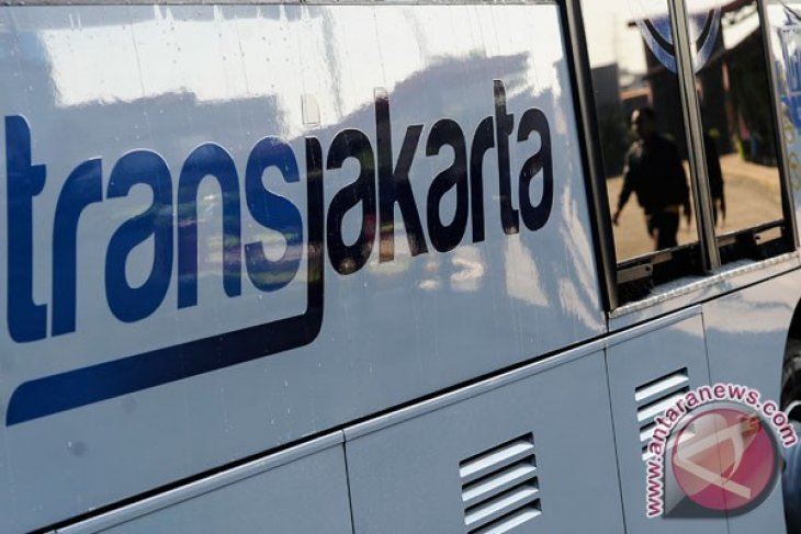One injured when Trans-Jakarta bus flips over