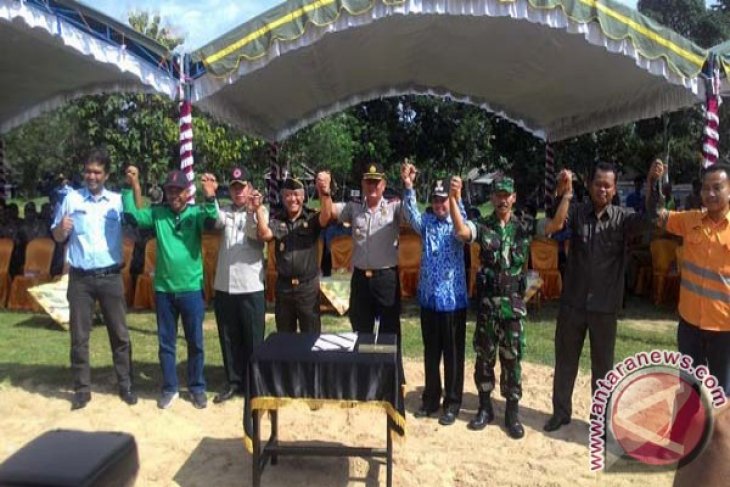 HSS Sosialisasikan Pembukaan Lahan Tanpa Bakar