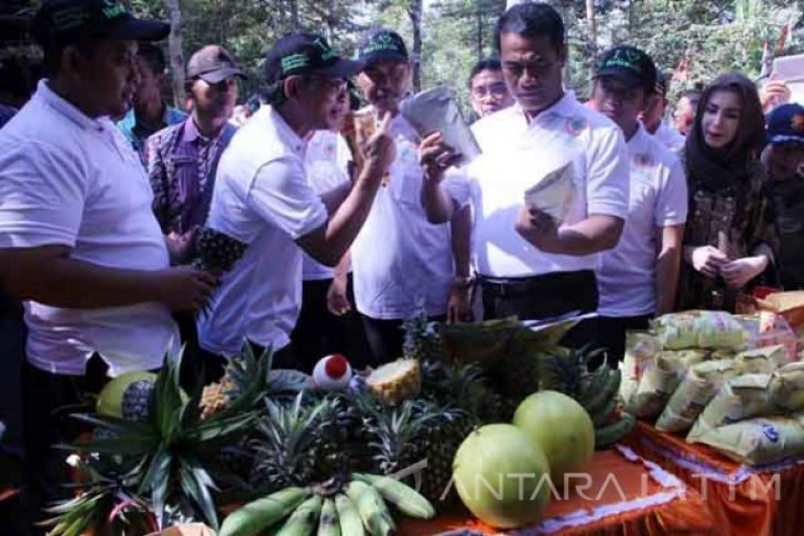 Kunjungan Mentan di Trenggalek