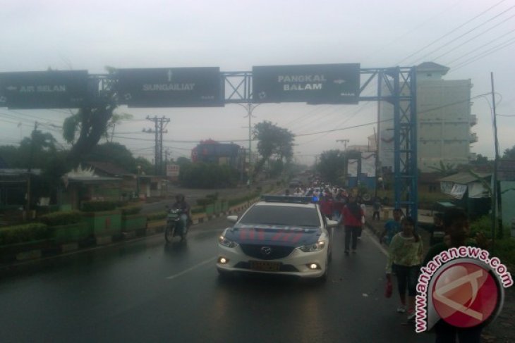 Ribuan Warga Pangkalpinang Meriahkan Jalan Sehat Timah