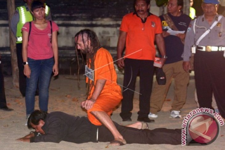 Polresta Denpasar Gelar Rekonstruksi Libatkan Dua WNA