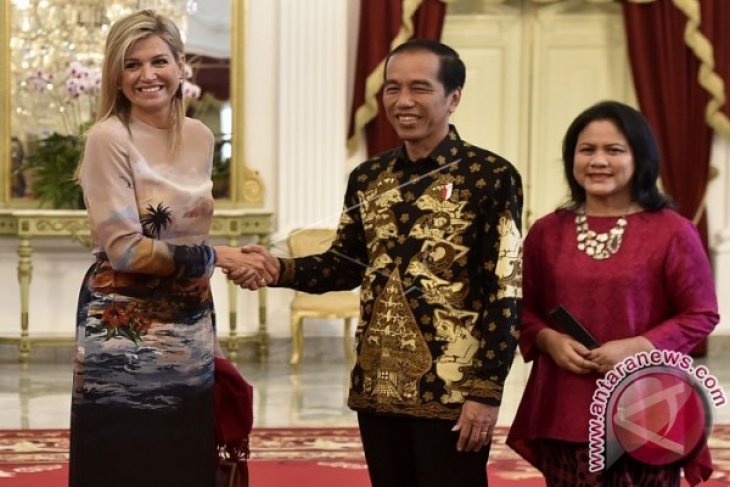 Presiden Menerima Kunjungan Ratu Maxima