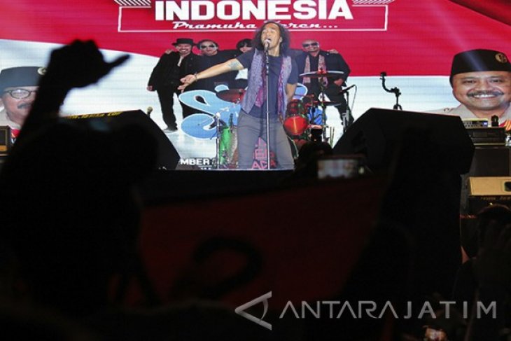 Konser Slank di HUT ke-55 Pramuka