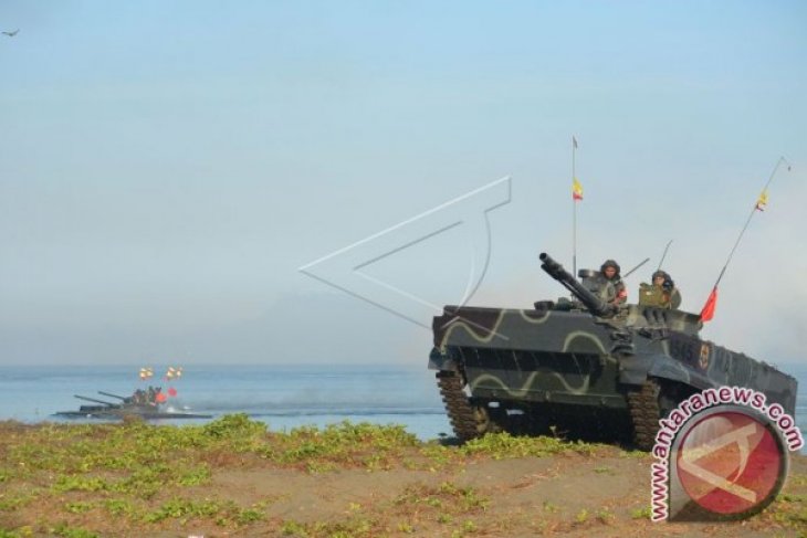Latihan Tempur Marinir TNI AL