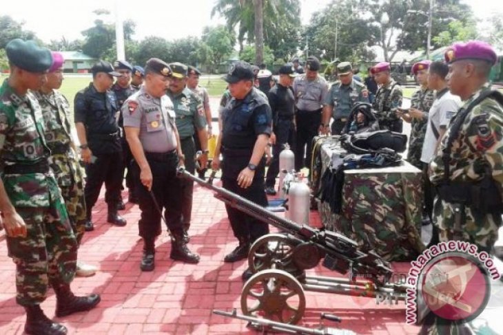 BNPT TNIPolri Apel Siaga Terorisme di Ambon