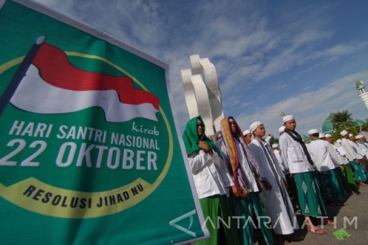 Peringatan Hari Santri di Jawa Timur