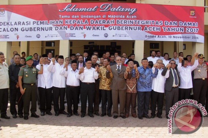 Deklarasi Berintegrasi Damai Cagub-Cawagub Aceh