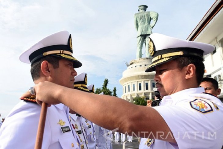 Pengukuhan Dan Serah Terima Jabatan Satkor Armatim