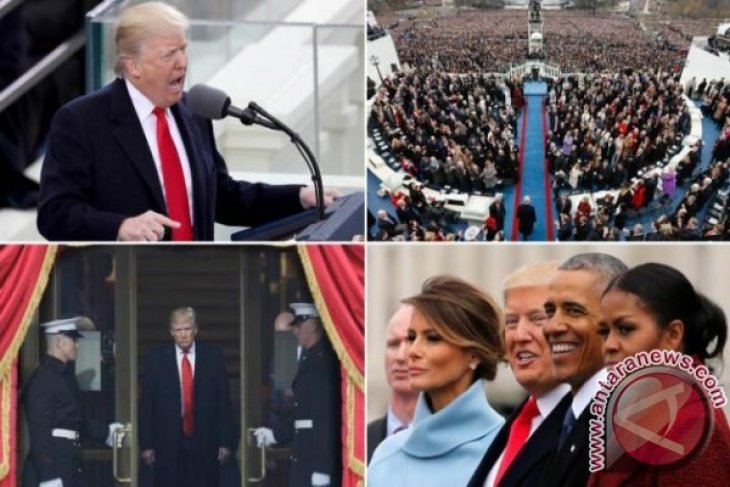 Seputar pelantikan Donald Trump jadi Presiden ke-45 AS
