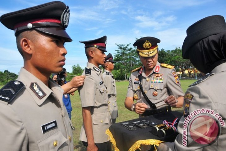 Pelantikan Bintara Polri Aceh