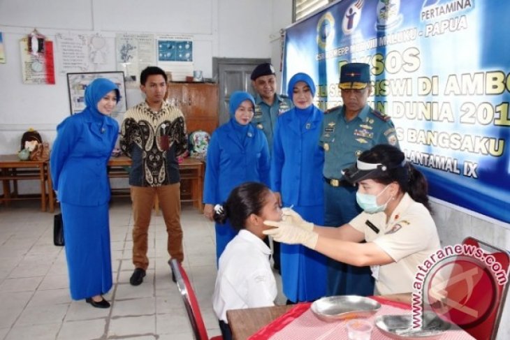 Lantamal IX Gelar Baksos Peduli Siswasiswi