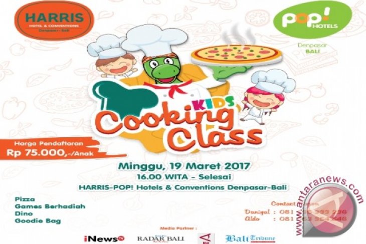Let's Play and Fun with Kids Cooking Class at HARRIS-POP! Hotels & Conventions Denpasar