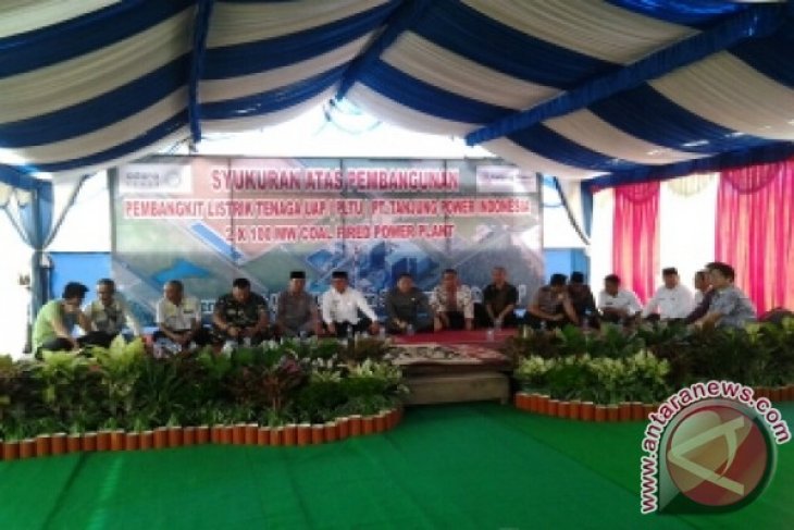 SYUKURAN PEMBANGUNAN PLTU PT TPI