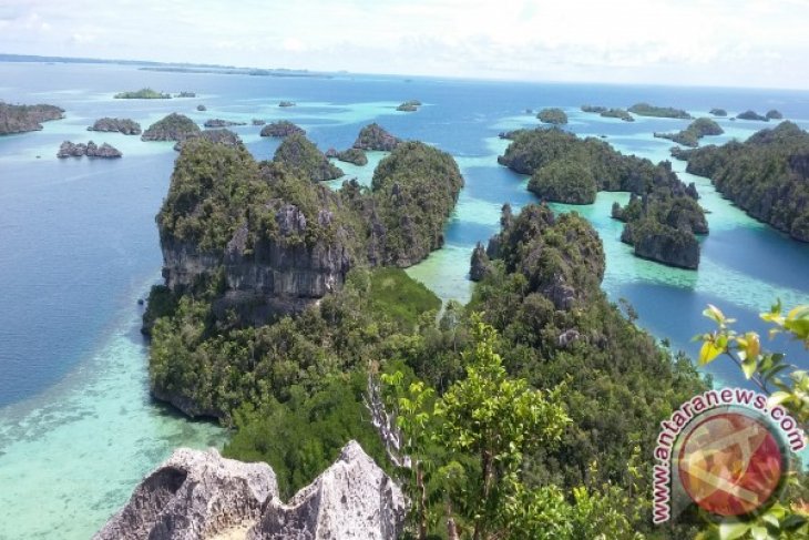 Pemandangan Puncak Arfan Misol Raja Ampat