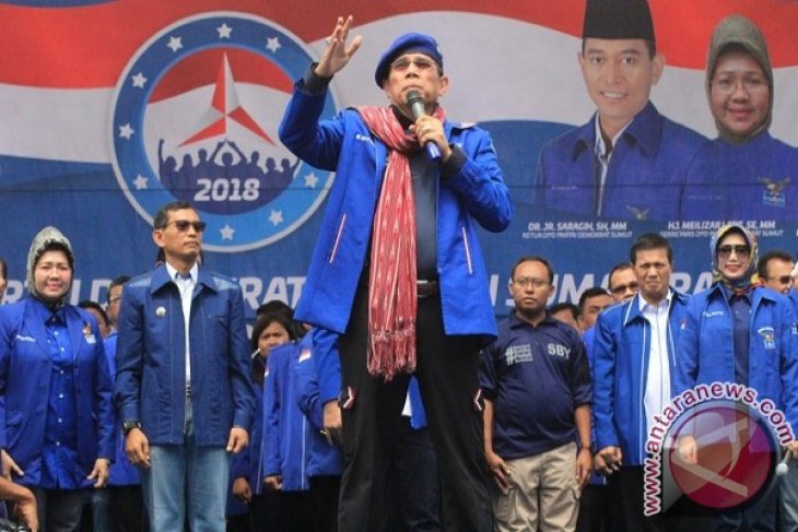 Pelantikan JR Saragih Ketua DPD Demokrat Sumut