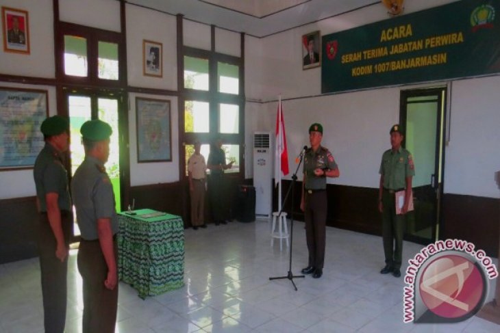 Dandim 1007 Banjarmasin Pimpin Sertijab Dua Danramil