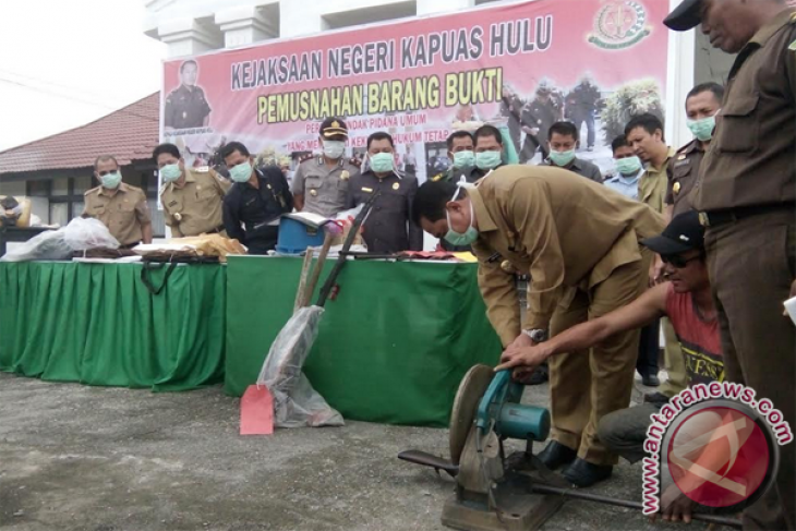 Pemusnahan Barang Bukti Perkara