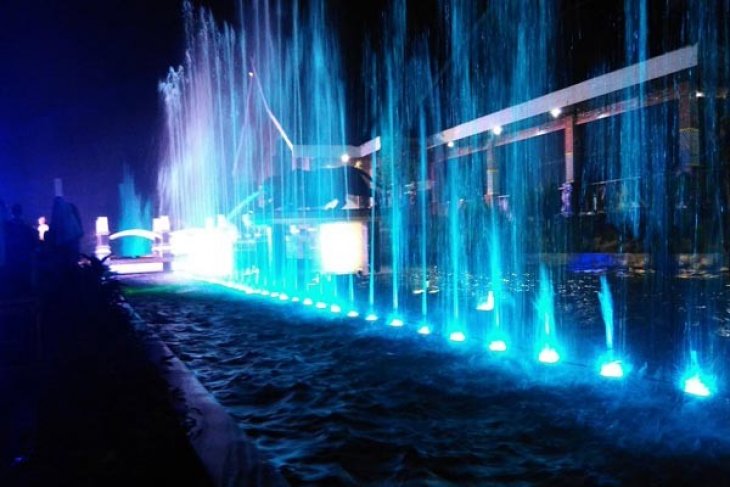 Wisata air mancur 'Berjoged' Purwakarta dihentikan sementara