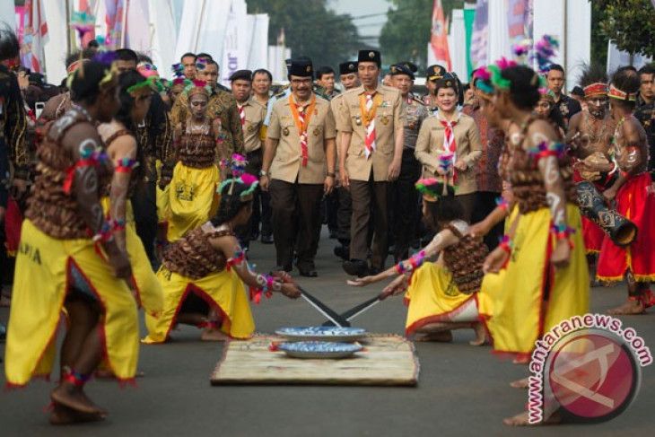 Jokowi encourages Scout Movement to create breakthrough