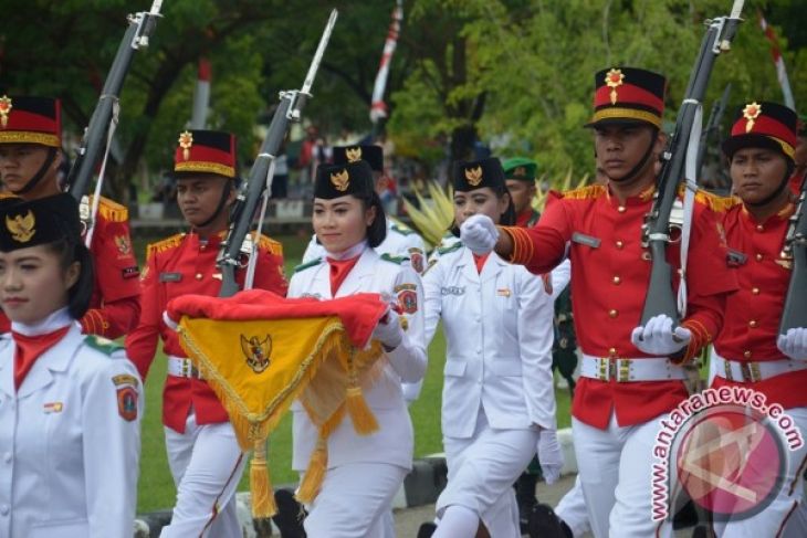 Upacara Hut Kemerdekaan di Gorontalo Utara