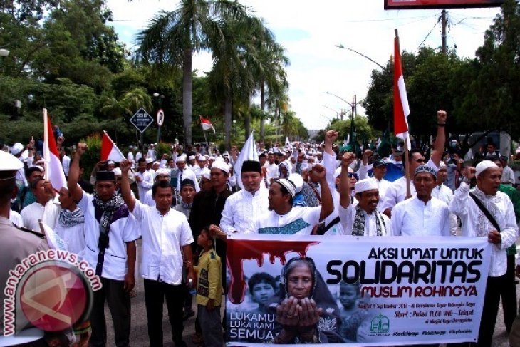 Aksi Solidiritas Untuk Muslim Rohingya