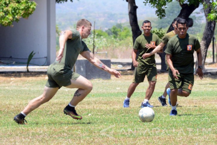 Marinir Indonesia-Amerika Olahraga Bersama