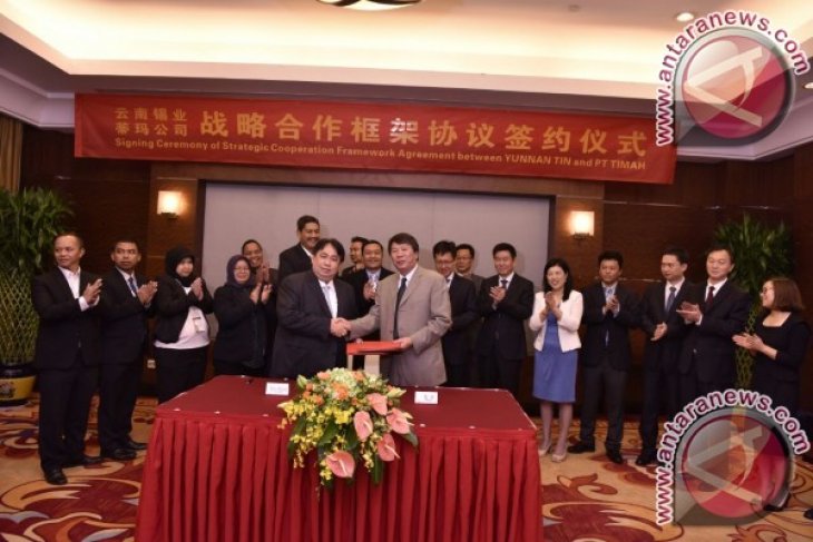 PT Timah - Yunnan Tin Group Jalin Kerjasama Strategis