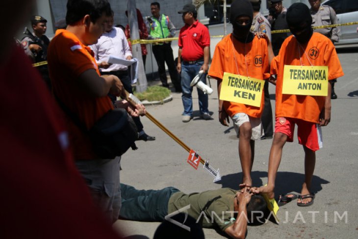 Rekonstruksi Pembunuhan Anak Jalanan