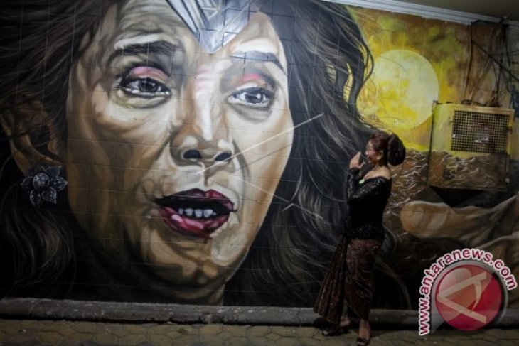 Mural Menteri Susi Pudjiastuti