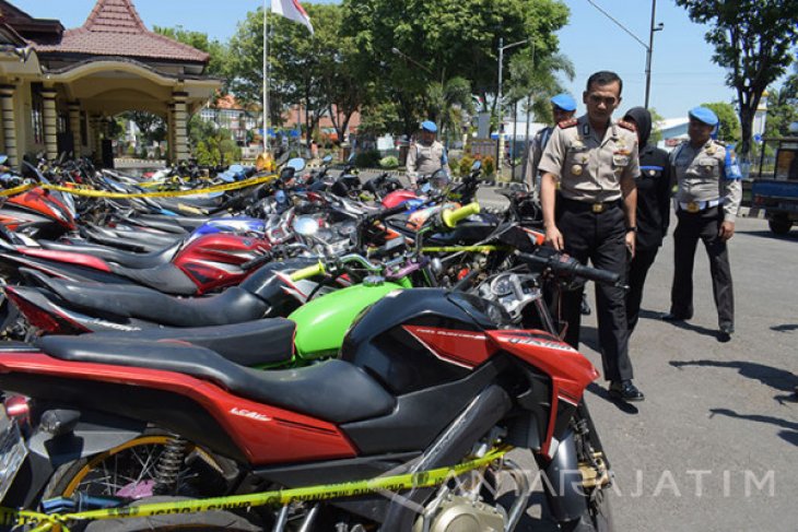 Polisi Amankan Motor Pesilat