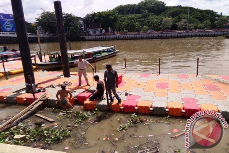 Dermaga pasar lima Banjarmasin dibangun 200 meter