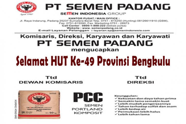 HUT Provinsi Bengkulu