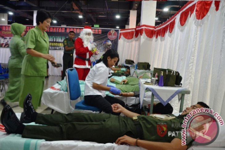 Kodam Pattimura Gelar Aksi Donor Darah