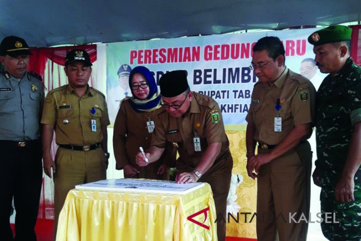 Resmikan SD Negeri 2 Belimbing