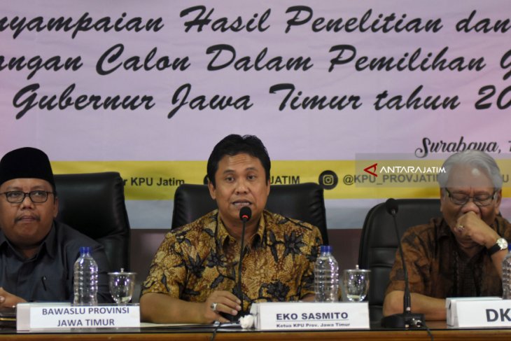 Penetapan Pasangan Calon Pilgub Jatim