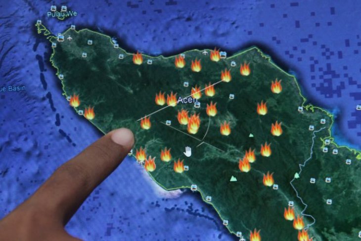 Titik Api Terdeteksi di Aceh