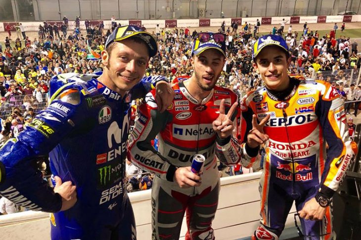 Dovizioso menangi balap pembuka MotoGP Qatar