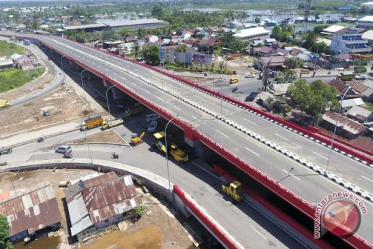 Pembangunan Jembatan Layang Keramasan