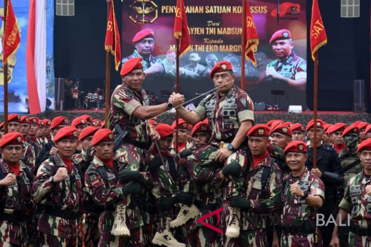 Upacara Penyerahan Satuan Kopassus