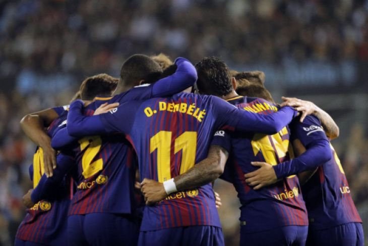 Dembele tampil menawan saar Barcelona tundukkan Villarreal
