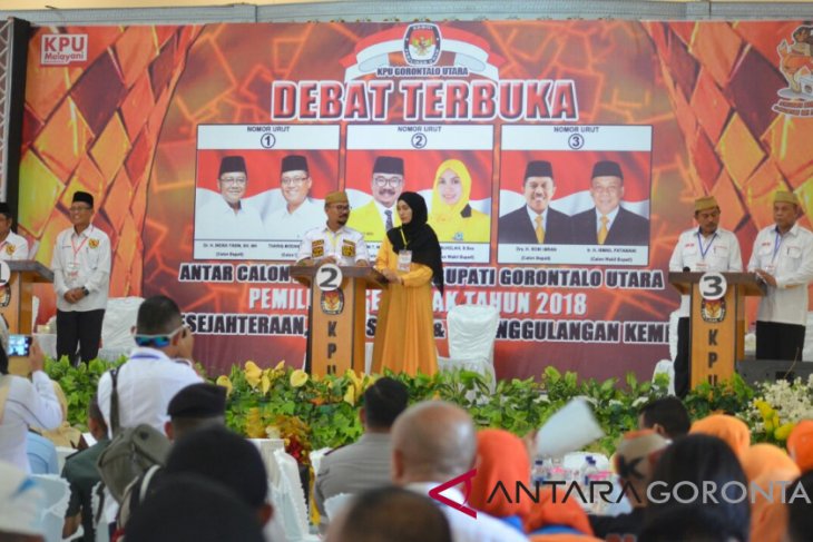 Debat Terbuka Cabup/Cawabup Gorontalo Utara