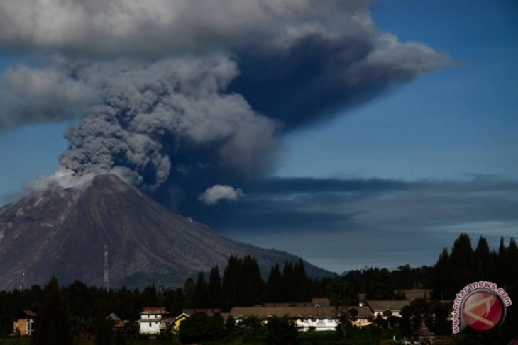 Erupsi beruntun Sinabung