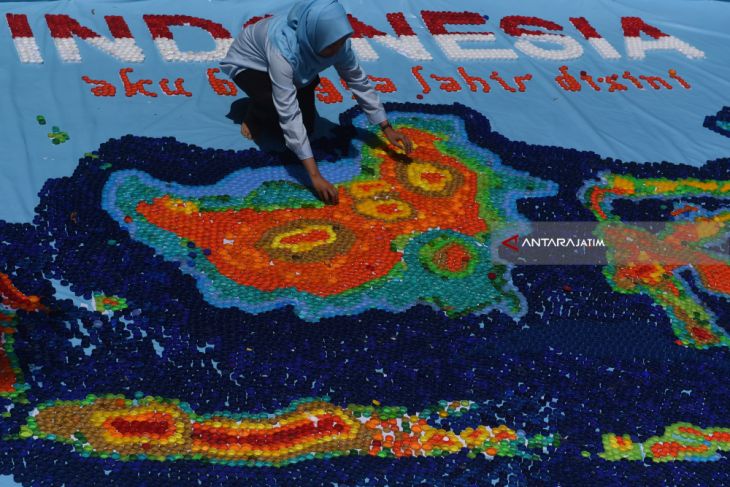 Peta Indonesia Dari Tutup Botol